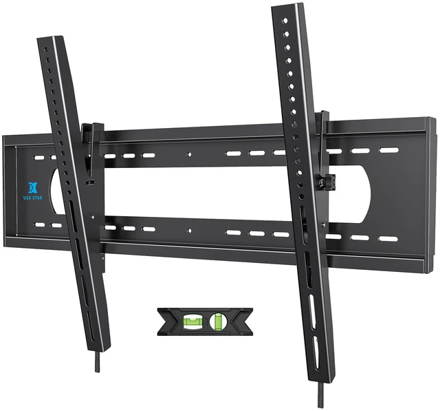 Main image of 85 86 98 100 inch Heavy Duty Tilt TV Wall Mount Bracket for 65-120 inch Large TVS Up to 220LBS, Tilting TV Mount, Max VESA 900×600mm, 16/18/24/32" Studs, Fit Most 65+ 75+ 120 TVs