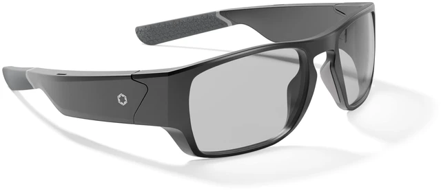 Main image of Armor Smart Safety Glasses, TR90 Frame, Light Adaptive Lenses, Open Ear Speakers & Microphone - ANSI Z87.1