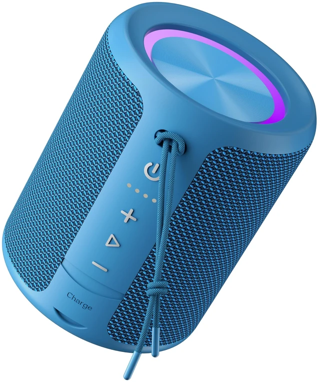 Main image of Portable Bluetooth Speaker,IPX7 Waterproof Wireless Speaker with 20W Loud Stereo Sound,15H Playtime & Beat-Synced RGB Light, Small Outdoor Speaker for Shower,Pool,Beach,Hiking,Gifts(Cerulean)