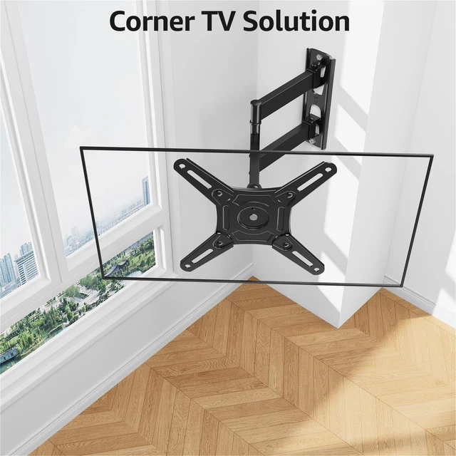 Alt view image 7 of 7 - Full Motion TV Wall Mount for Most 14-42 Inch LED LCD Flat Screen TVs & Monitors, Swivel Tilt Extension Rotation Wall Mount TV Bracket with Articulating Arm, Max VESA 200x200mm, up to 44 lbs