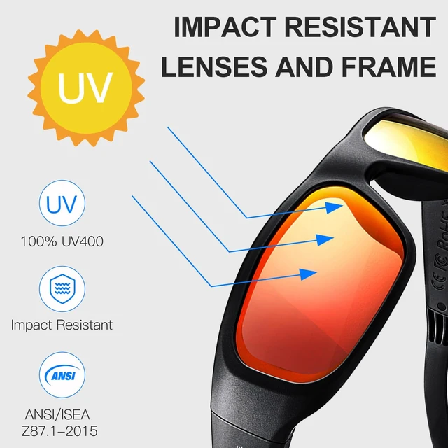 Alt view image 4 of 7 - Sport OpenEar Smart Glasses, ImpactResistant Bluetooth Sunglasses 12H Playtime, HandsFree Calling, Music Playback, Voice Control, Lightweight & AllDay Comfort for Cycling, Hiking & Running