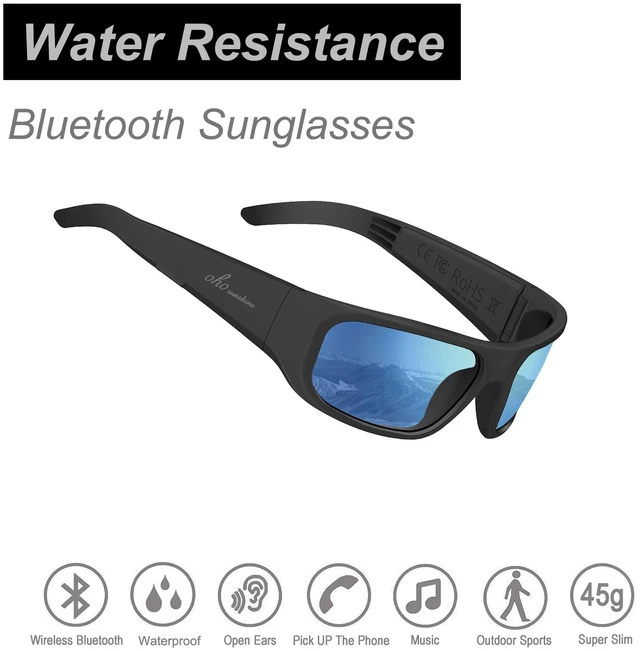 Alt view image 3 of 7 - Sport OpenEar Smart Glasses, ImpactResistant Bluetooth Sunglasses 12H Playtime, HandsFree Calling, Music Playback, Voice Control, Lightweight & AllDay Comfort for Cycling, Hiking & Running