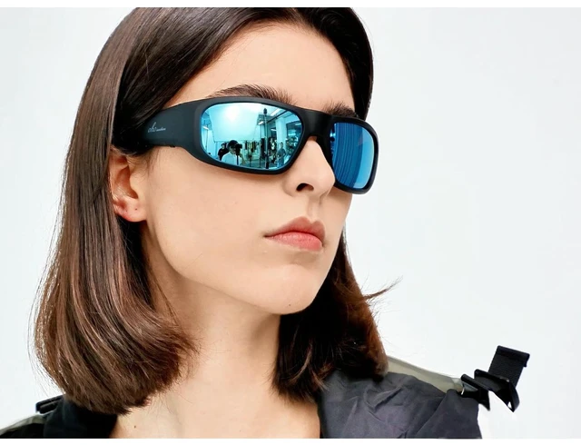 Alt view image 4 of 7 - Sport OpenEar Smart Glasses, ImpactResistant Bluetooth Sunglasses 12H Playtime, HandsFree Calling, Music Playback, Voice Control, Lightweight & AllDay Comfort for Cycling, Hiking & Running
