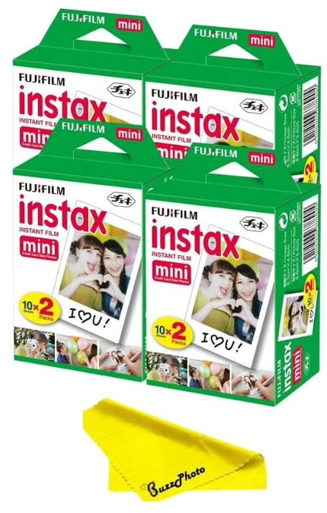 Main image of 16437396 Instax Mini Twin Pack Picture Format Instant Daylight Film (4 Twin Packs (80 Sheets))