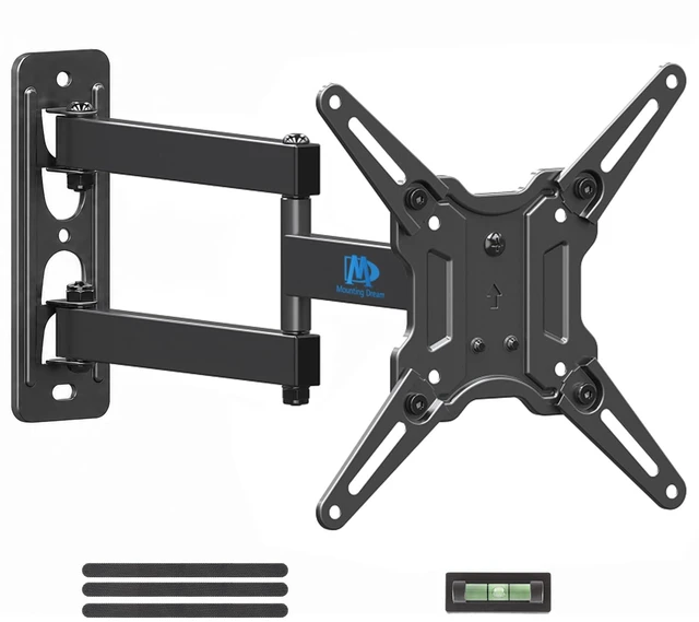 Main image of TV Wall Mount Swivel and Tilt Extend for Most 17-43 Inch TVs Full Motion Corner TV Mount, Articulating Wall Mount TV Bracket Swivel and Tilt, Single Stud Max VESA 200x200mm, Up to 50LBS