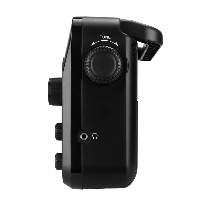 Alt view image 7 of 7 - TR604W AM FM NOAA Radio, Portable Emergency Weather Radios(Black) for Home, Best Reception, AC or D Battery Powered, Clear Dial, Large Knob