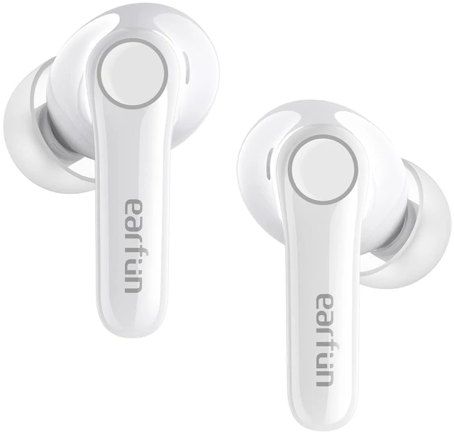 Main image of Air Pro 4 Adaptive Hybrid Noise Canceling Wireless Earbuds, 6 Mics Qualcomm Snapdragon Sound, aptX Lossless, LDAC Hi-Res Audio, 52H Playtime, Bluetooth 5.4, In-Ear Detection, Glossy White