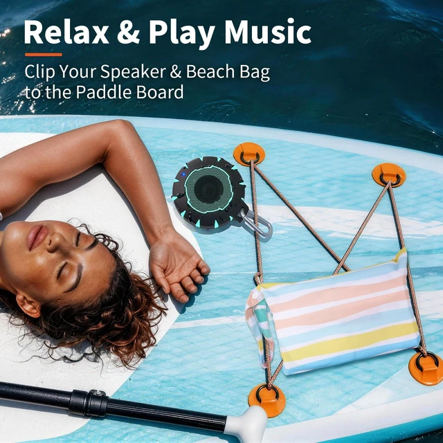 Alt view image 3 of 7 - Bluetooth Shower Speaker + Waterproof Beach Bag Rugged & Ready for Any Adventure