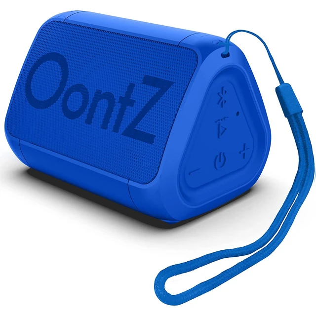 Alt view image 4 of 7 - OontZ Angle Solo Compact Bluetooth Speaker, 14-Hour Playtime, Blue Compact 5W Bluetooth speaker with clear sound, 100-ft range, IPX5, mic, AUX Input and USB-C Charging Cable