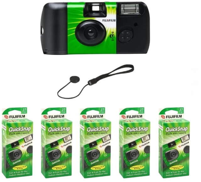 Main image of QuickSnap Flash 400 One-Time-Use (5 Pack)