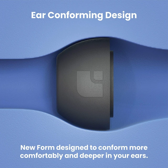 Alt view image 5 of 7 - Foam Masters Ultra-Premium Memory Foam Ear Tips for AirPods Pro 1st & 2nd Gen 3 Pairs New Ver. Secure Fit Super Comfort Better Noise Cancel Replacement Buds (Medium, Black)
