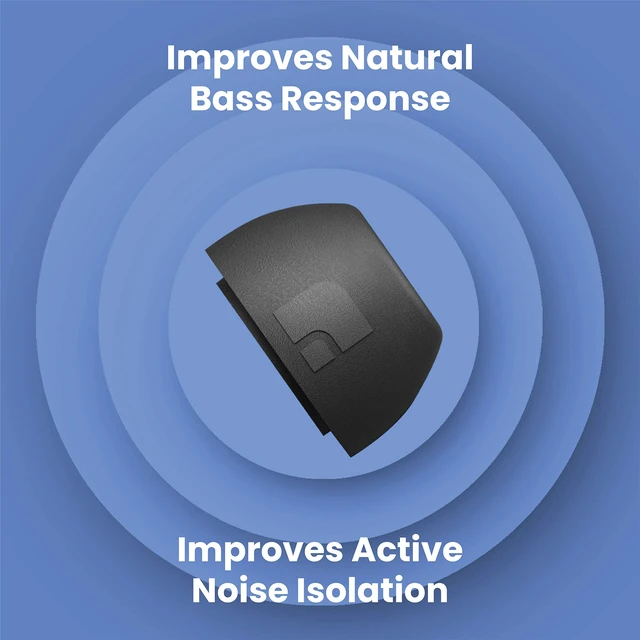Alt view image 6 of 7 - Foam Masters Ultra-Premium Memory Foam Ear Tips for AirPods Pro 1st & 2nd Gen 3 Pairs New Ver. Secure Fit Super Comfort Better Noise Cancel Replacement Buds (Medium, Black)