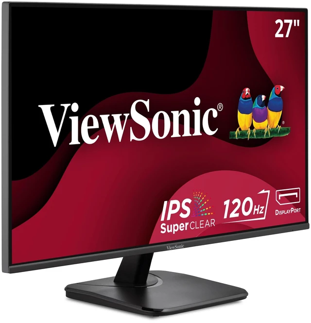 Main image of VA2756A-MHD 27 Inch Full HD Computer Monitor, IPS 120Hz Display HDMI, DisplayPort, VGA, Eye Care, Thin Bezels, Home Office, Laptop, PC, Mac, Anti Glare, 1ms, 250 Nits, Speakers