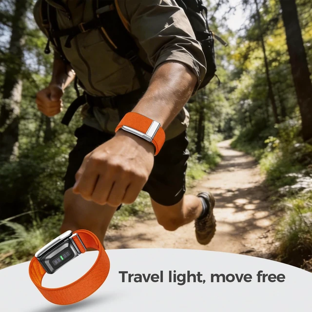 Alt view image 7 of 7 - 3 Packs Nylon Sport Band for WHOOP 5.0/MG, One, Peak & Life Breathable Loop Strap, Comfortable Wristband, Quick-Dry Replacement Watchband Accessories for Men Women, NOT for WHOOP 4.0