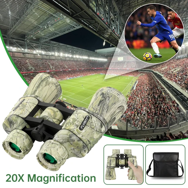 Alt view image 7 of 7 - 20x50 High Powered Binoculars for Adults, Waterproof Binoculars with Low Light Vision for Bird Watching Hunting Camping Travel Cruise Hiking Sports Stargazing, Unique Gifts for Men