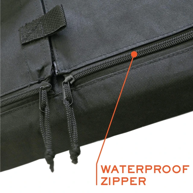 Alt view image 3 of 6 - Outdoor TV Cover 95-100 inch - WITH ZIPPER, Weatherproof, Waterproof 360 degrees protection, Soft Non Scratch Interior - Black