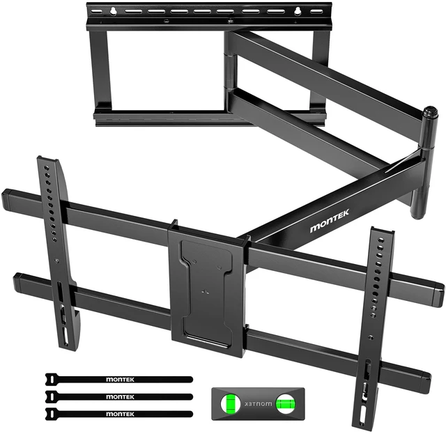 Main image of Long Arm TV Wall Mount for Most 43-80 Inch TVs, Up to 110 lbs 42 Inch Long Extension TV Mount, Swivel&Tilt&Leveling, Full Motion Wall Mount TV Bracket, Max VESA 600 x 400mm, 16,18 Studs