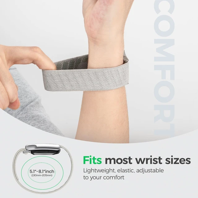 Alt view image 3 of 7 - 3 Packs Nylon Sport Band for WHOOP 5.0/MG, One, Peak & Life Breathable Loop Strap, Comfortable Wristband, Quick-Dry Replacement Watchband Accessories for Men Women, NOT for WHOOP 4.0