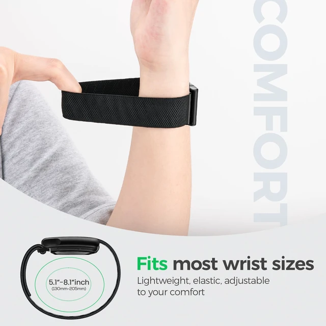 Alt view image 3 of 7 - 3 Packs Nylon Sport Band for WHOOP 5.0/MG, One, Peak & Life Breathable Loop Strap, Comfortable Wristband, Quick-Dry Replacement Watchband Accessories for Men Women, NOT for WHOOP 4.0