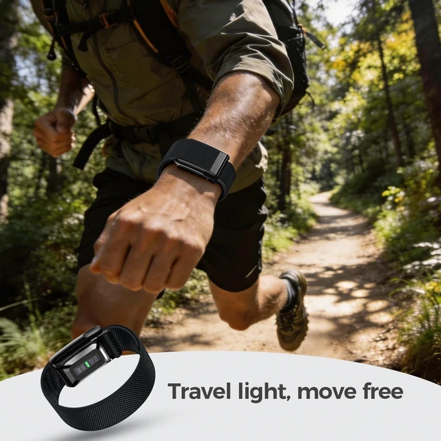 Alt view image 6 of 7 - 3 Packs Nylon Sport Band for WHOOP 5.0/MG, One, Peak & Life Breathable Loop Strap, Comfortable Wristband, Quick-Dry Replacement Watchband Accessories for Men Women, NOT for WHOOP 4.0