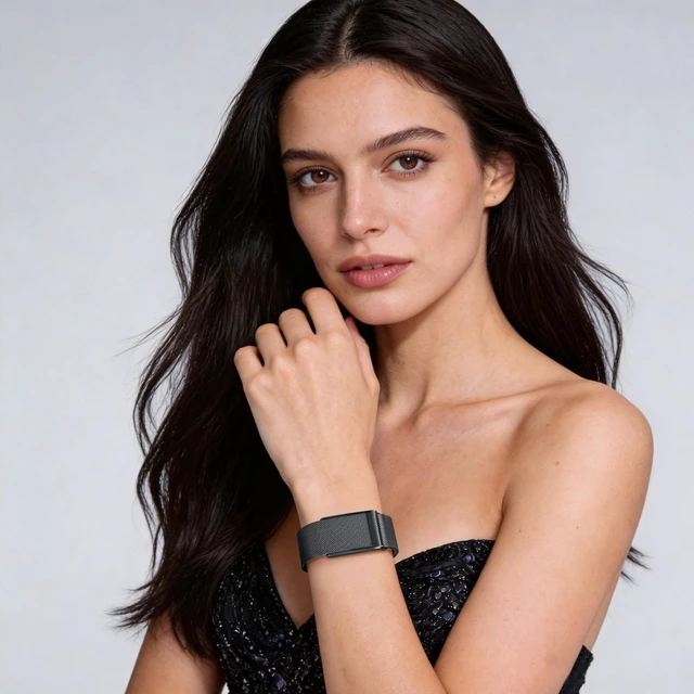 Alt view image 6 of 7 - Milanese Loop Metal Band for Whoop 5.0 Bands One, Peak and Life/MG Breathable Metal Mesh Milanese Loop Sport Adjustable Strap Replacement for Whoop Band 5.0 Not Compatible with Gen 4