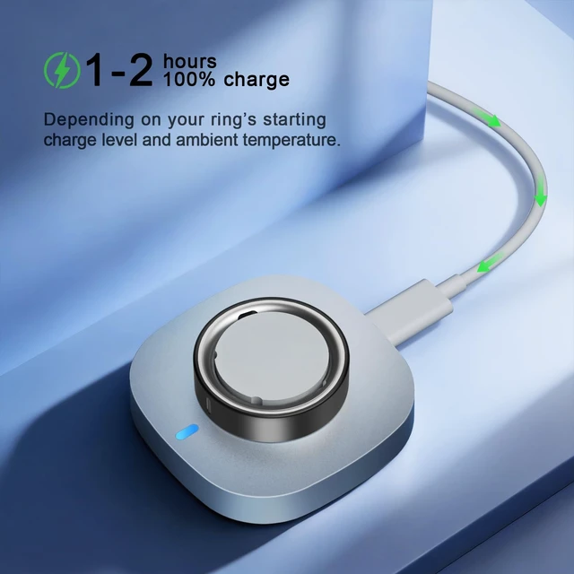 Alt view image 6 of 7 - Charger Compatible with Aura-Ring 4 Size 12 Fast Charging Dock with USB-C Cable for Aura-Ring 4 Accessories