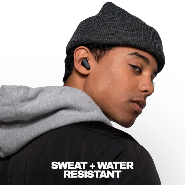 Alt view image 3 of 7 - Dime 3 Wireless In-Ear Bluetooth Earbuds - True Black Noise Isolating Fit, 20 Hours Battery, Microphone for iPhone Android, Easy Carry with Integrated Lanyard, Travel Friendly