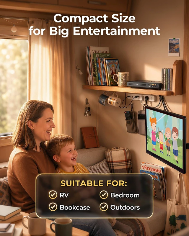 Alt view image 7 of 7 - DVD Players for TV with HDMI that Play All Regions Simple DVD Player with Easy Operation, CD Player for Home Stereo System, Included HDMI and RCA Cable, with Big Buttons Remote