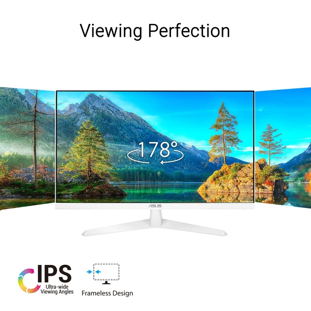 Alt view image 2 of 7 - VY249HGR-W 24 Inch 1080P FHD IPS 120Hz Gaming Monitor, HDMI, VGA, Tilt 23.8 inch, SmoothMotion, 1ms (MPRT), Adaptive Sync, Eye Care Plus, Blue Light Filter, Flicker Free, Antibacterial, VESA Mount