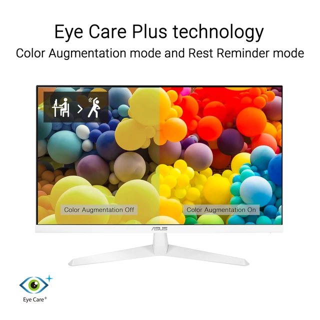 Alt view image 5 of 7 - VY249HGR-W 24 Inch 1080P FHD IPS 120Hz Gaming Monitor, HDMI, VGA, Tilt 23.8 inch, SmoothMotion, 1ms (MPRT), Adaptive Sync, Eye Care Plus, Blue Light Filter, Flicker Free, Antibacterial, VESA Mount
