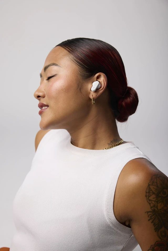 Alt view image 4 of 6 - Dime Evo Wireless Earbuds with Clip-Anywhere Case - Bone In-Ear Fit, Noise Isolating, 36 Hours Battery, Microphone for iPhone Android, Easy Clip-On Design, Travel, Commuting