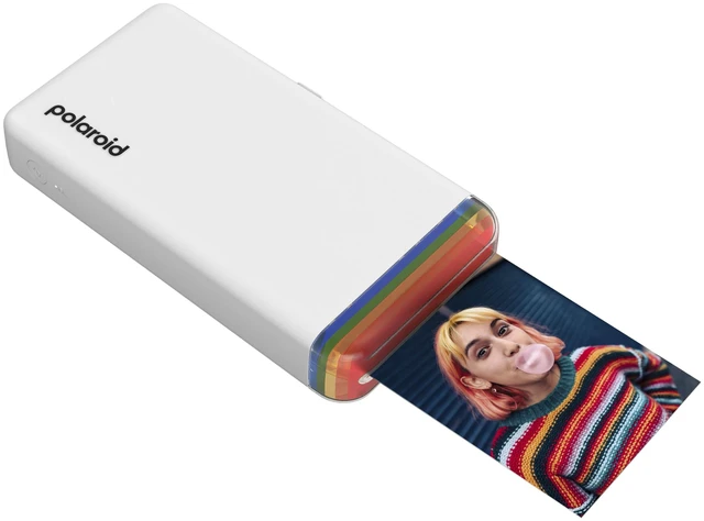Alt view image 2 of 7 - Hi-Print + Paper Bundle - 2nd Generation Bluetooth Connected 2x3 Pocket Photo Dye-Sub Printer - White Printer + 40 Photos (6438)