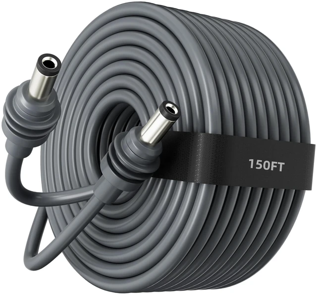 Main image of Starlink Mini Long Power Cable 150FT/46M, Replacement DC Power Cable Longer Starlink Mini Accessories, Starlink Power Cord Outdoor, Extra Long Extention Cables Cord Waterproof