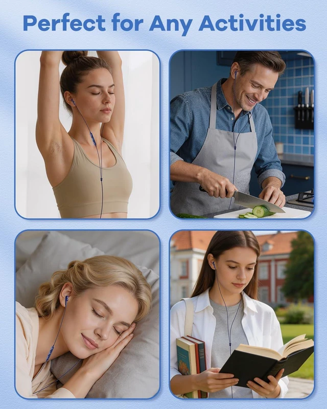 Alt view image 6 of 7 - USBC Headphones Wired for Samsung S26 S25 Ultra S24 S23 A57 A37 A17 A16 in Ear USB C Headphones Wired with Microphone Volume Control Type C Headphones iPhone 16 Pro Max iPad Mini Pixel Sapphire