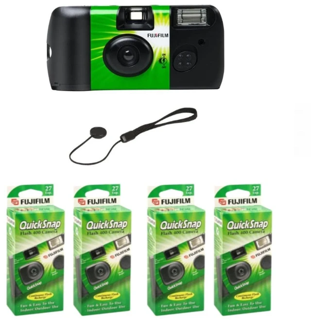 Main image of QuickSnap Flash 400 One-Time-Use (4 Pack)
