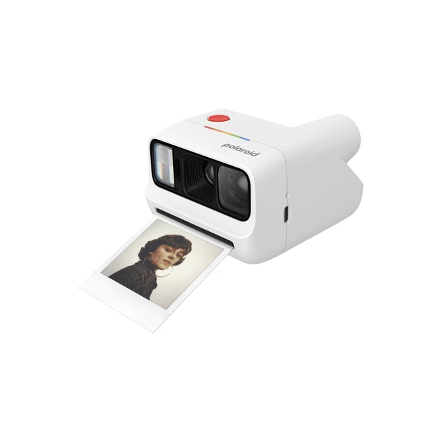 Alt view image 2 of 7 - Go Generation 3 Bundle - Mini Instant Film Camera + 16 Color Photos - White (6660) - Only Compatible with Go Film