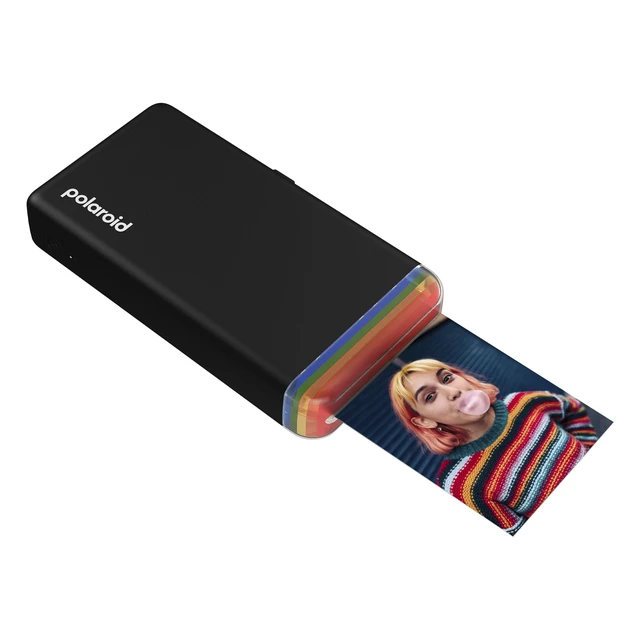 Alt view image 2 of 7 - Hi-Print + Paper Bundle- 2nd Generation Bluetooth Connected 2x3 Pocket Photo Dye-Sub Printer - Black Printer + 40 Photos (6439)