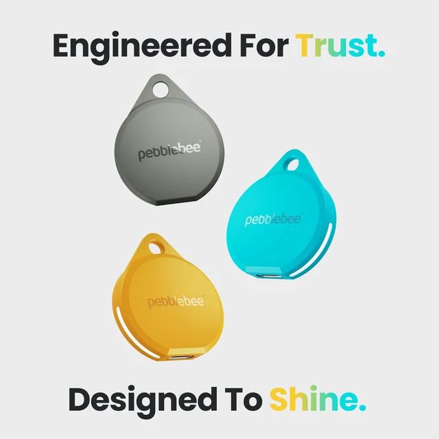 Alt view image 2 of 7 - Pebblebee Clip 5 Bluetooth Tracker Tag, 130dB Siren Creamsicle Crush Alt to Air Tag & Android Trackers LED Strobe, 12-Month Battery, Alert Safety Mode