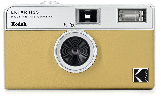 Main image of EKTAR H35 Half Frame Film Camera, 35mm, Reusable, Focus-Free, Lightweight, Easy-to-Use (Sand) (Film & AAA Battery are not Included)