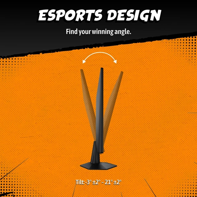 Alt view image 7 of 7 - 24 Inch Gaming Monitor FHD 180Hz Fast IPS 0.5ms HDR, 24G51F2 1920x1080 Computer Monitor, Adaptive-Sync, LED, Audio Earphone out, VESA Mount, Console Ready