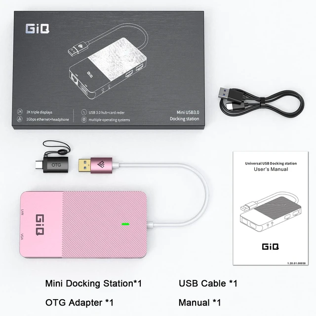 Alt view image 7 of 7 - USB 3.0 Docking Station Dual Monitor,2*HDMI HUB Displaylink Dock for Laptop with Ethernet,Cardreader,Triple Display HDMI Splitter Extend Vga C Adapter for MacBook OS M1-M5 Neo,Windows,dell,hp,computer