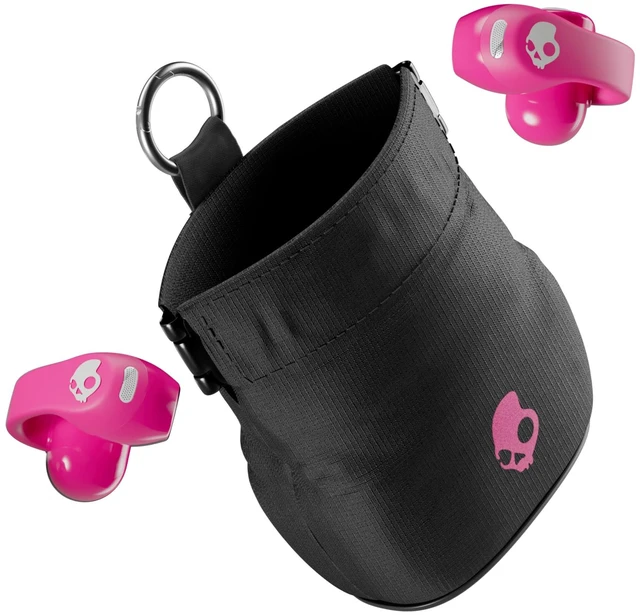 Main image of Push 720 Open Wireless Open-Ear Bluetooth Earbuds - Crazy Pink Waterproof, Clip-On Lightweight Design, 30 Hours Battery, Wireless Charging Pouch, Exercise, Running Outdoors, Gym, Fitness