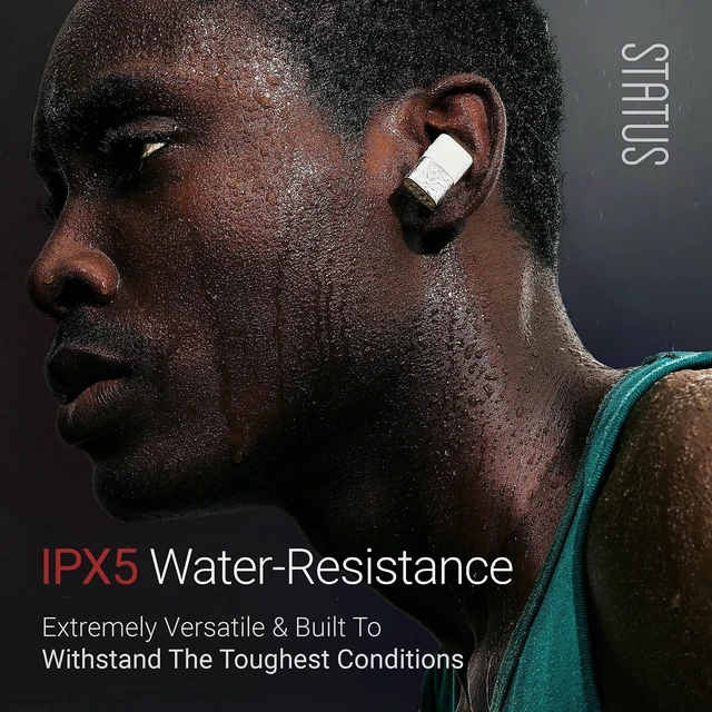 Alt view image 5 of 7 - Audio Between 3ANC Bone Wireless Earbuds - Triple Driver - Active Noise Cancelling - 6X Microphones - Transparency Mode - 8H Playtime - Bluetooth 5.2. - IPX5