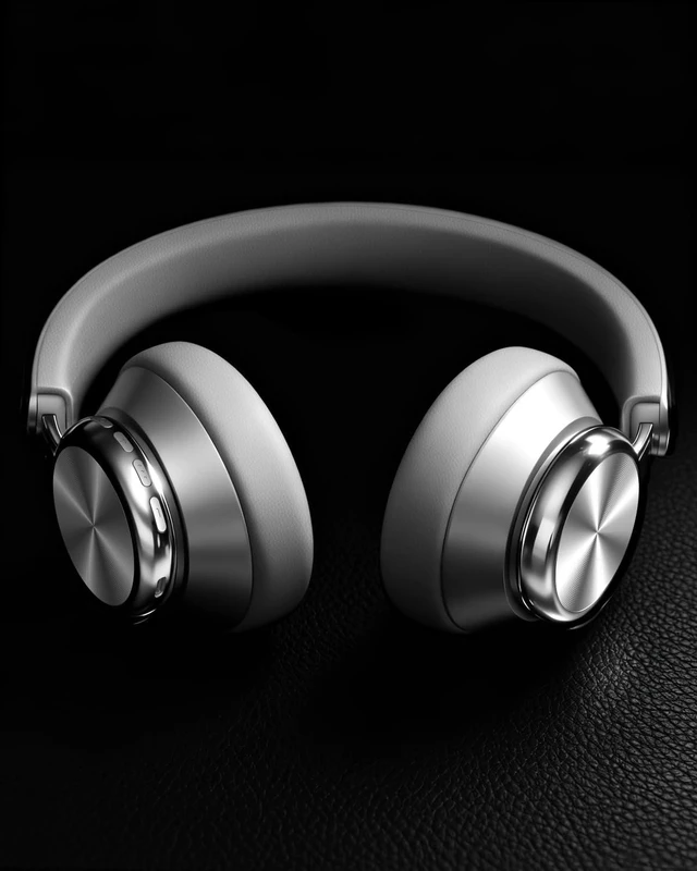 Alt view image 6 of 7 - Y03 Bluetooth Headphones Wireless Active Noise Cancelling Over Ear Headphones 48 Hours Playtime High Sound Quality 6 EQ Music Mode Headphones with Soft Ear Cushion - Silver