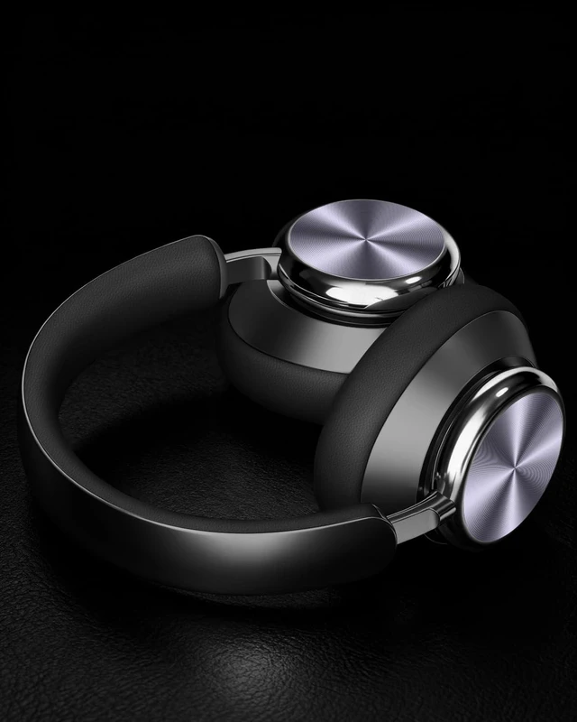 Alt view image 5 of 7 - Y03 Bluetooth Headphones Wireless Active Noise Cancelling Over Ear Headphones 48 Hours Playtime High Sound Quality 6 EQ Music Mode Headphones with Soft Ear Cushion - Grey