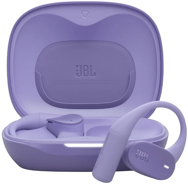 Main image of Sense Lite Open Ear Earbuds, True Wireless, Ear Hook Fit - Purple Water Resistant Sports And Workout Headphones, Up To 8 Hrs Playtime, Clear Calls With Noise Reduction
