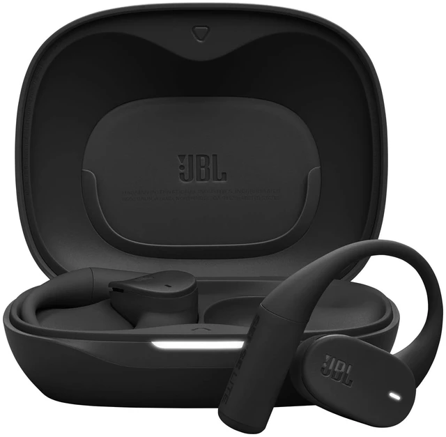 Main image of Sense Lite Open Ear Earbuds, True Wireless, Ear Hook Fit - Black Water Resistant Sports And Workout Headphones, Up To 8 Hrs Playtime, Clear Calls With Noise Reduction
