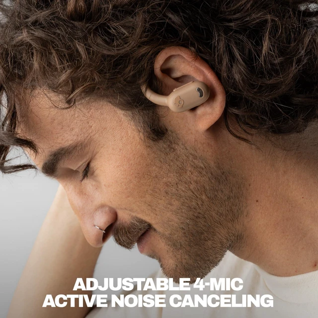 Alt view image 2 of 7 - Push ANC Active Noise Cancelling Wireless Earbuds - Primer In-Ear Hanger, Bluetooth, Noise Cancellation, 58 Hours Battery, Secure-Fit Design, Sweat and Waterproof, Microphone
