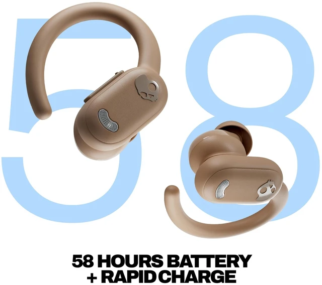 Alt view image 3 of 7 - Push ANC Active Noise Cancelling Wireless Earbuds - Primer In-Ear Hanger, Bluetooth, Noise Cancellation, 58 Hours Battery, Secure-Fit Design, Sweat and Waterproof, Microphone