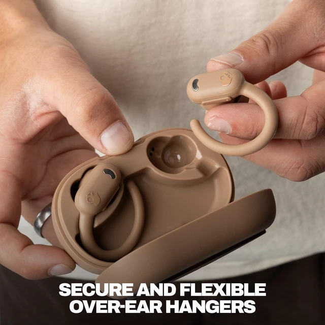 Alt view image 6 of 7 - Push ANC Active Noise Cancelling Wireless Earbuds - Primer In-Ear Hanger, Bluetooth, Noise Cancellation, 58 Hours Battery, Secure-Fit Design, Sweat and Waterproof, Microphone